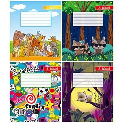 Изображение Burtnīca ABC 3.klase, 12 lapas, līniju