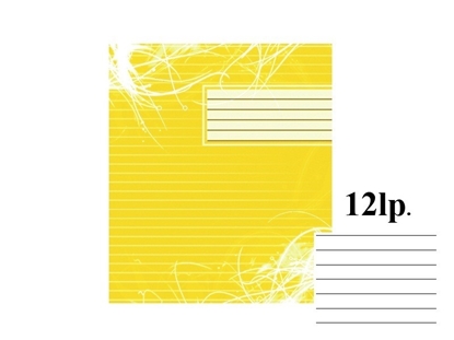 Изображение Burtnīca ABC, līniju, 12 lapas