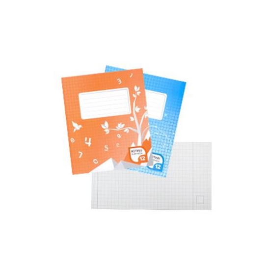 Изображение Burtnīca rūtiņu 12 lapas, ABC JUMS