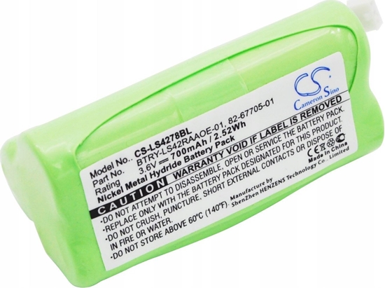 Изображение Cameron Sino Akumulator Bateria Do Skanera Kodów Typ 82-67705-01 Btry-ls42raaoe-01 Do Ls4278 Ls4278-m Ds6878 Ds6878-sr / Cs-ls4278bl