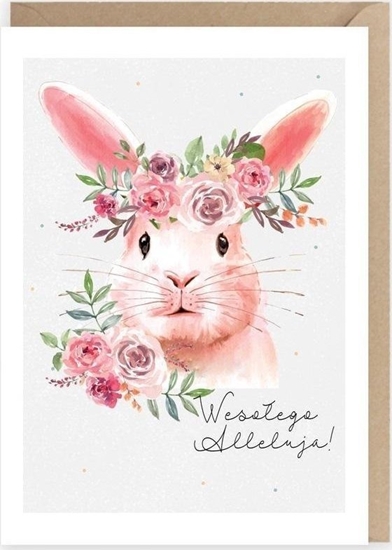 Picture of Cardie Kartka okolicznociowa Zajc, eko koperta K096