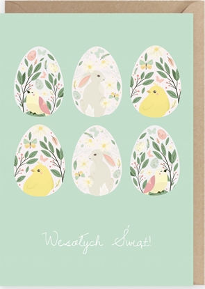 Picture of Cardie Kartka okolicznociowa Zielona, eko koperta K097