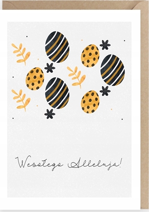 Picture of Cardie Kartka okolicznociowa Zoto-czarne.., K087