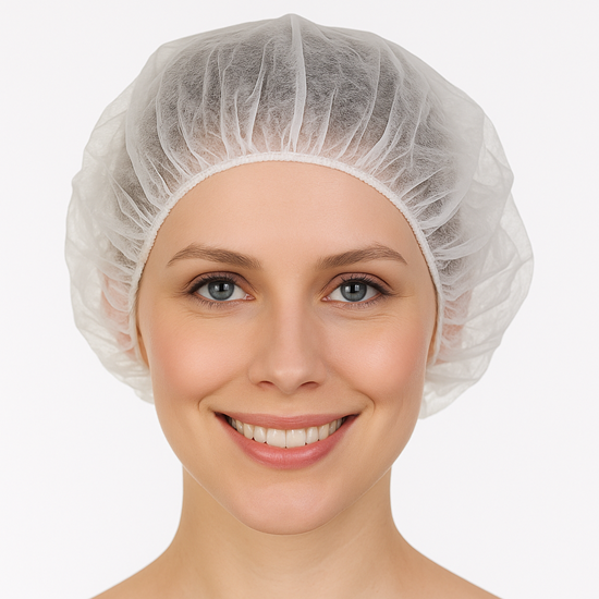 Изображение Cepurīte BOUFFANT, FORPUS, PP, 53cm, balta, 100gab., (10 iep/kastē)