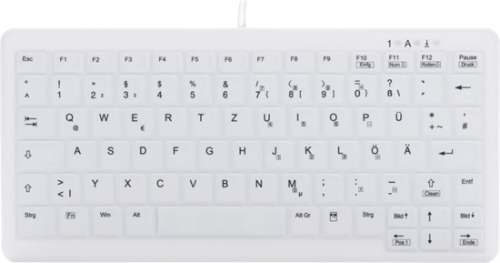 Picture of Cherry AK-C4110 tastatūra Medicīnisks USB QWERTZ Vācu Balts