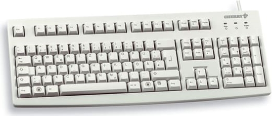 Picture of Cherry G83-6104 tastatūra Universāls USB QWERTY Amerikāņu angļu valoda Pelēks