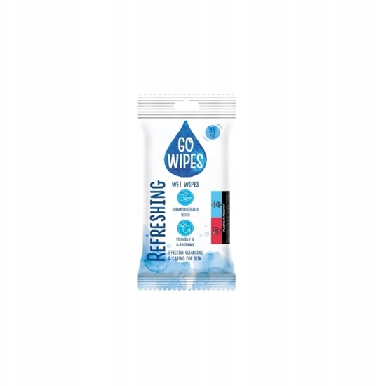 Изображение Chusteczki nawilane GOWIPES, uniwersalne, 15 szt.