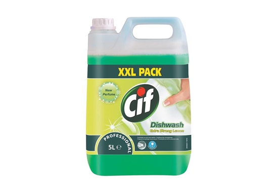 Изображение CIF PROFESSIONAL EXTRA STRONG Lemon Trauku mazgāšanas (ar rokām) līdzeklis 5L