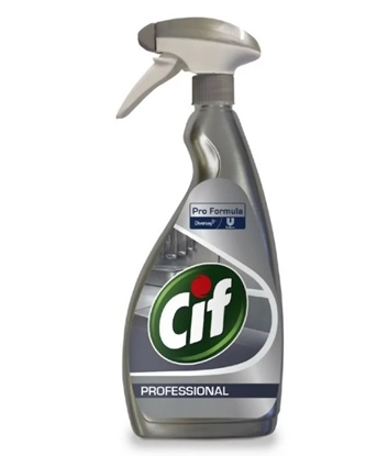 Изображение CIF Professional Stainless Steel nerūsējošā tērauda virsmu tīrīšanas līdzeklis 0,75L