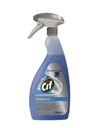 Изображение CIF Professional Windows & MultiSurface Cleaner Stiklu un virsmu tīrīšanas līdzeklis  0,75