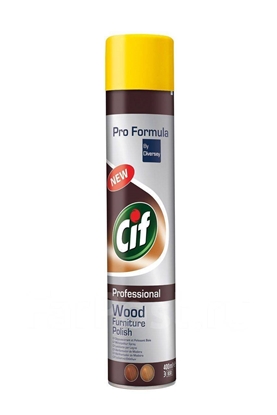 Picture of Cif Wood Furniture Polish - Pulēšanas līdzeklis koka mēbelēm 400ml, 6gab/iep.