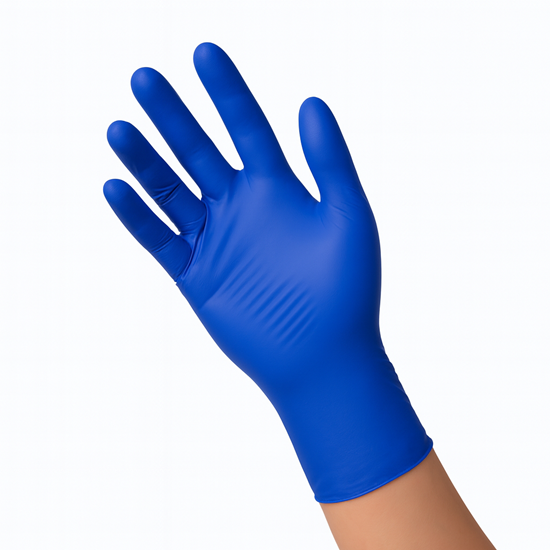 Изображение Cimdi nitrila zili bez pūdera XL (200gb.) non sterile