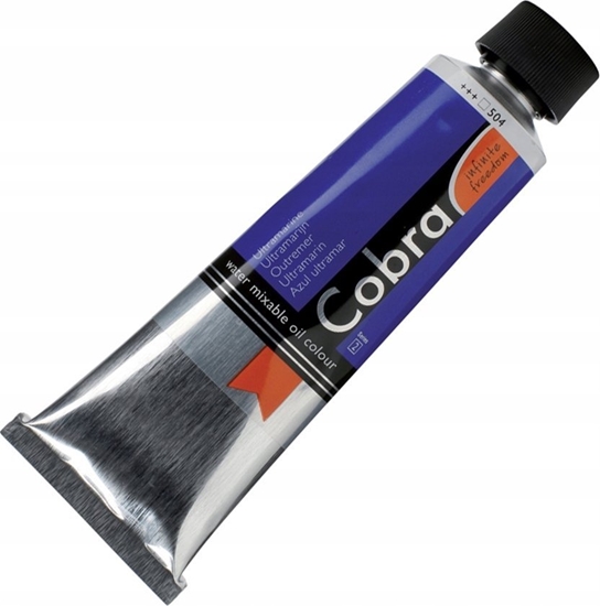 Изображение Cobra Cobra Artist Water-Mixable Oil Colour Tube Ultramarine 504
