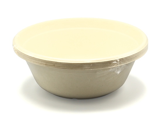 Изображение Cukurniedru papīra bļoda 1100ml 6 gab