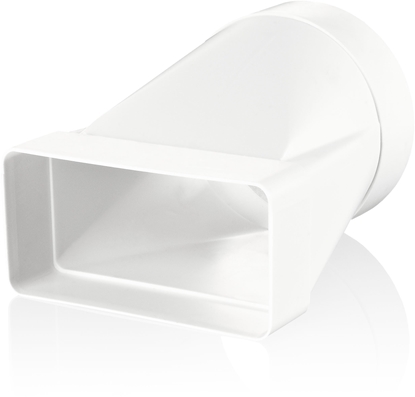 Attēls no cznik kanau paskego i okrgego 90x220mm fi 150mm w paszczynie stycznej biay KP90-3