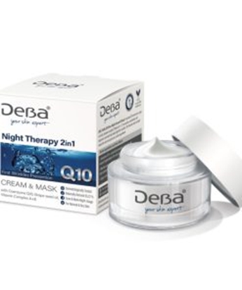 Изображение DeBa Q10 nakts krēms-maska sejai 50ml