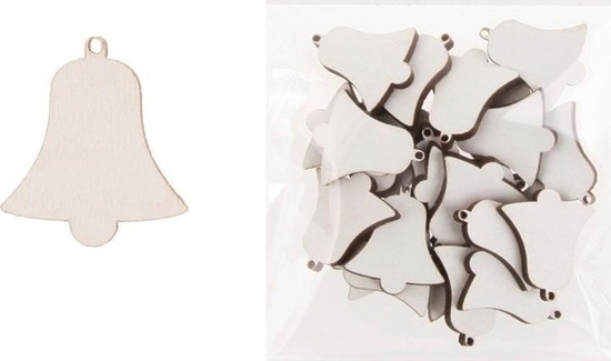 Picture of Dekoracja drewniana 24szt Dzwonek