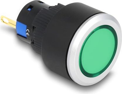 Picture of Delock 16 mm Plastic Indicator Light green / solder connection