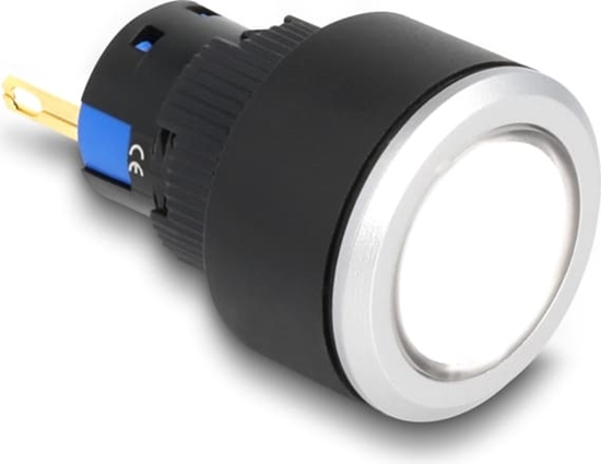 Picture of Delock 16 mm Plastic Indicator Light white / solder connection