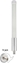 Picture of Delock 4G / WiFi 2.4 GHz Antenna N jack 3 dBi 33.3 cm omnidirectional fixed wall and pole mounting outdoor white
