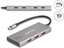 Attēls no Delock 7 Port USB Hub 10 Gbps with 4 x USB Type-C™ female and 3 x USB Type-A female with PD 80 W
