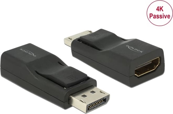 Picture of Delock Adapter DisplayPort 1.2 male > HDMI female 4K Passive black