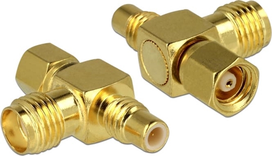 Picture of Delock Adapter SMC jack > SMC plug > SMA jack T-Shape