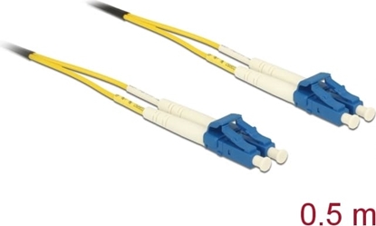 Picture of Delock Cable Optical Fibre LC > LC Singlemode OS2 0.5 m