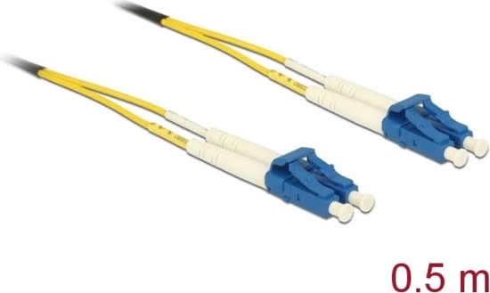 Picture of Delock Cable Optical Fibre LC > LC Singlemode OS2 0.5 m