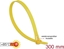 Attēls no Delock Cable ties reusable heat-resistant L 300 x W 7.6 mm 100 pieces yellow