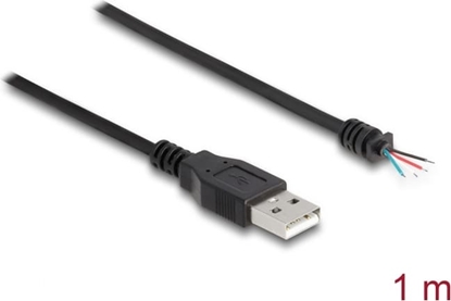 Picture of Delock Cable USB 2.0 Type-A male to 4 x open wires 1 m black
