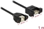 Изображение Delock Cable USB 2.0 Type-B female panel-mount > USB 2.0 Type-A female panel-mount 1 m