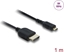 Изображение Delock Coaxial High Speed HDMI cable HDMI male to Micro HDMI male 8K 60 Hz 1 m