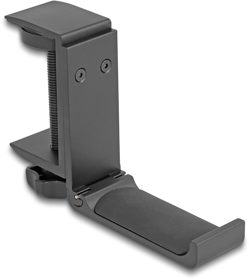 Picture of Delock Headphone Holder adjustable for desk mounting aluminium black