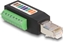 Attēls no Delock RJ45 plug Cat.5e to Terminal Block Adapter 90° angled
