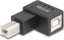 Attēls no Delock USB 2.0 Adapter USB Type-B male to USB Type-B female 90° left angled