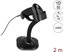 Picture of Delock USB Barcode Scanner 1D with connection cable and stand - Laser - black