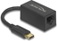 Picture of Delock USB Type-C™ Network Adapter Gigabit LAN 1 x RJ45 compact black ASIX
