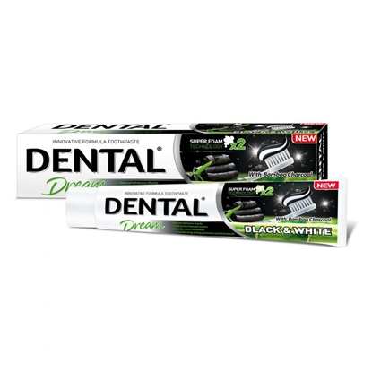 Изображение DENTAL Dream zobu pasta BLACK & WHITE 100ml ( Izcelsmes valsts Bulgārija )