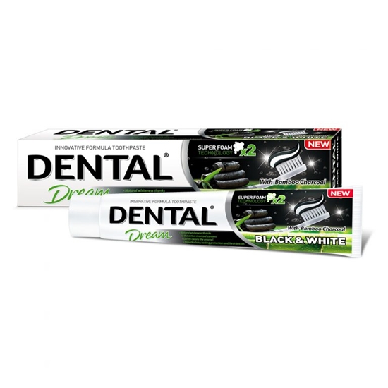 Изображение DENTAL Dream zobu pasta BLACK & WHITE 100ml ( Izcelsmes valsts Bulgārija )