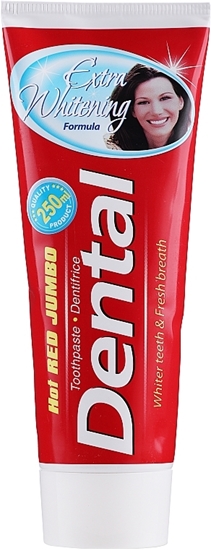 Изображение DENTAL Jumbo zobu pasta EXTRA WHITENING 250ml ( Izcelsmes valsts Bulgārija )