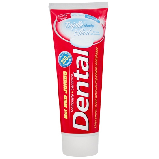 Изображение DENTAL Jumbo zobu pasta TRIPPLE EFFECT 250ml ( Izcelsmes valsts Bulgārija )