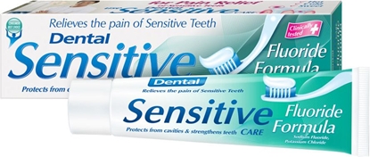 Изображение DENTAL SENSITIVE zobu pasta FLUORIDE Formula 100ml ( Izcelsmes valsts Bulgārija )