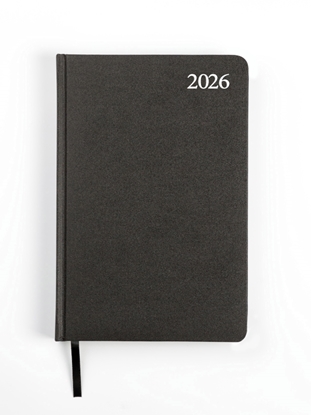 Attēls no Dienasgrāmata A5 Standard, melna 2026g.