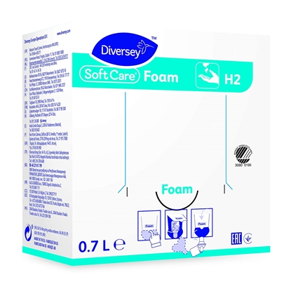 Изображение DIVERSEY Soft Care Foam H2 putu ziepes rokām, 700ml