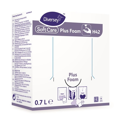 Изображение DIVERSEY Soft Care Plus Foam H42 putu ziepes rokām, 700ml, (6gab/kastē)