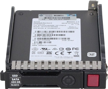 Attēls no Dysk serwerowy HP 480GB 2.5'' SATA III (6 Gb/s)  (764927-B21)