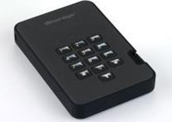Picture of Dysk zewntrzny SSD iStorage iStorage diskAshur 2 - SSD - encoded - 1TB - external (portable) - USB 3,1 - FIPS 197 - 256- bit AES- XTS - black (IS- DA2- 256- SSD- 1000- B)