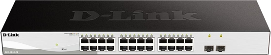 Picture of D-Link DGS-1210-26 tīkla pārslēgs Vadīts L2 Gigabit Ethernet (10/100/1000) 1U Melns, Pelēks