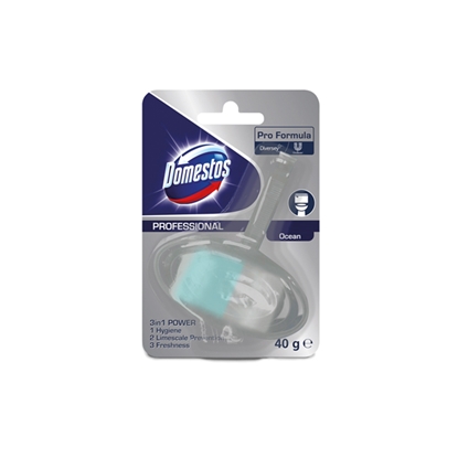 Изображение DOMESTOS RIM BLOCK OCEAN Tualetes ieliktnis 40gr (12)